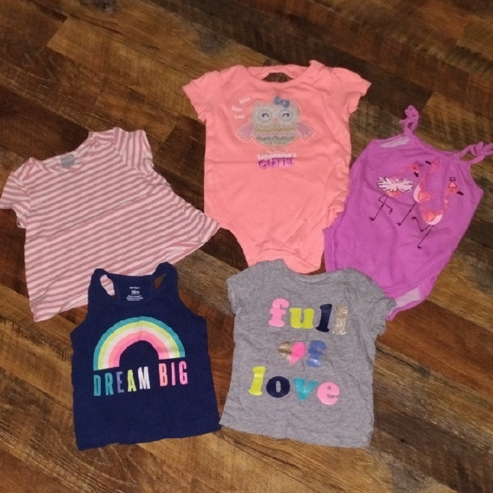 18 Month Baby Girl Tops And One Pieces!